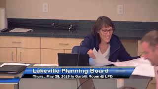 Lakeville Planning Board, 5-28-26