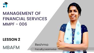 Lesson 2 (BLOCK I) | Management of Financial Services | MMPF 006 | Kerala's No.1 IGNOU Coaching App