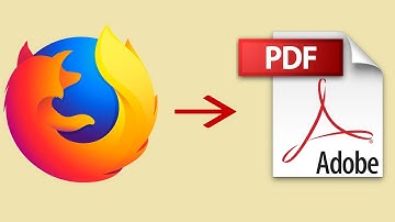 Convert FIREFOX Webpages into PDF