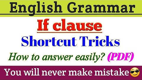 If clause|TNPSC Grammar|Conditional clause|All types of if clause|Group 4|Group 2|Tamil