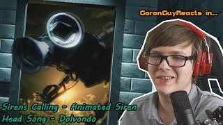 His Head Is Aching Sirens Calling - Siren Head Animated Music Video - Dolvondo - Goronguyreacts