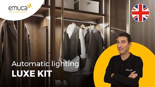 Automatic wardrobe lighting | Luxe LED rail with motion sensor