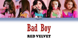 Red Velvet 레드벨벳 - Bad Boy Han Rom Eng Color Coded Lyrics