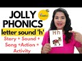 Letter sound h jolly phonics online class