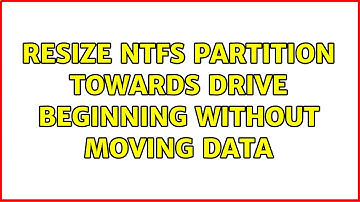 Resize NTFS partition towards drive beginning without moving data (3 Solutions!!)
