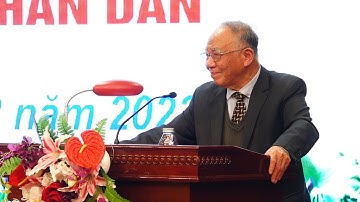 Gs.TS Hoàng Chí Bảo nói chuyện tư tưởng, đạo đức HCM về "Chăm lo cho đời sống Nhân dân"