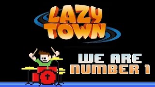 SilvaGunner - We Are Number One [LazyTown] (Drum Cover) -- The8BitDrummer chords