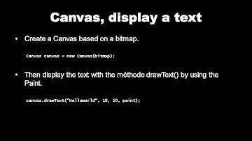 Tutorial : Canvas DrawText (english)