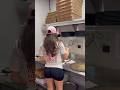 Pizza girl in the new merch with another piping hot pepperoni pizza.#pizza #girl#girlswholift#food#