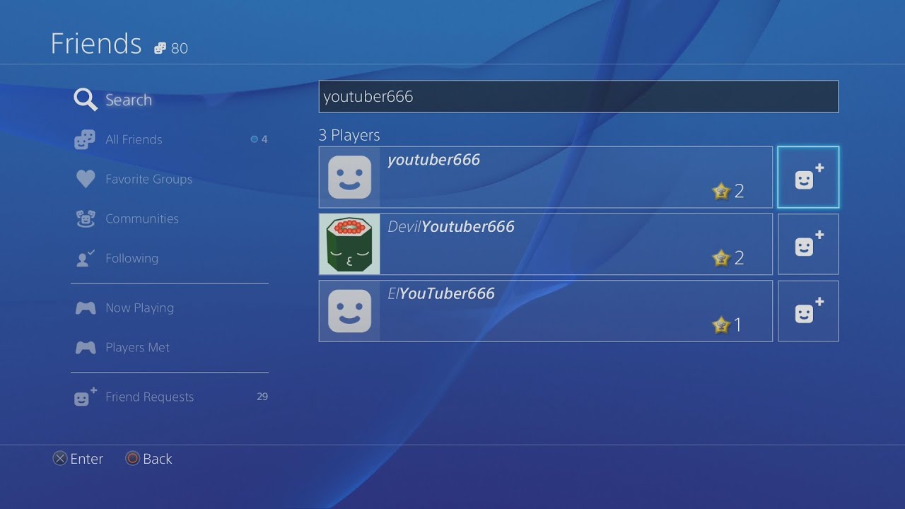 How To Add A Friend On Ps4 Youtube