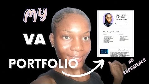 My Virtual Assistant portfolio| Nigerian student