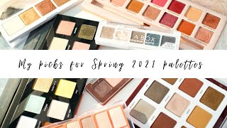 Spring eyeshadow recommendations ı Natasha Denona, Catrice, Buxom, Sigma..