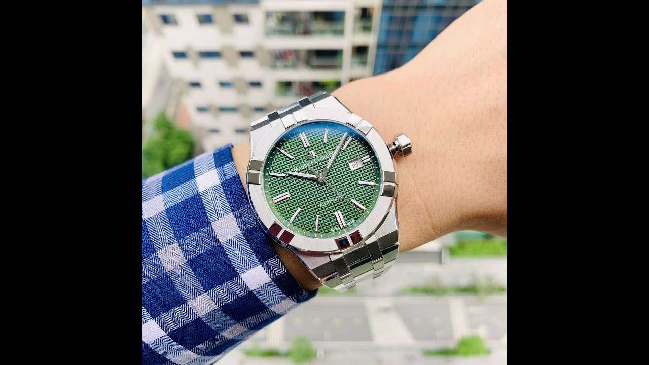 MAURICE ( AIKON 42MM GREEN AI6008SS0026301 - - LACROIX AI6008-SS002-630-1 YouTube )