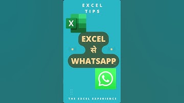 How to send whatsapp message from MS Excel?