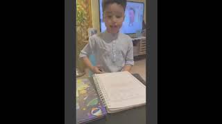 تنمية مهارة القراءة والاملاء  #learning #kindergarten #shortvideo