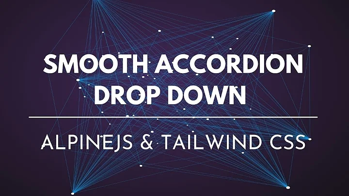 SMOOTH ACCORDION DROP DOWN ALPINEJS TAILWINDCSS #short