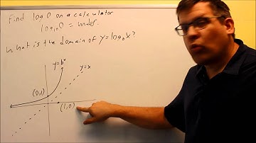 The Graph of a Logarithmic Function and Its Domain: Ex 2