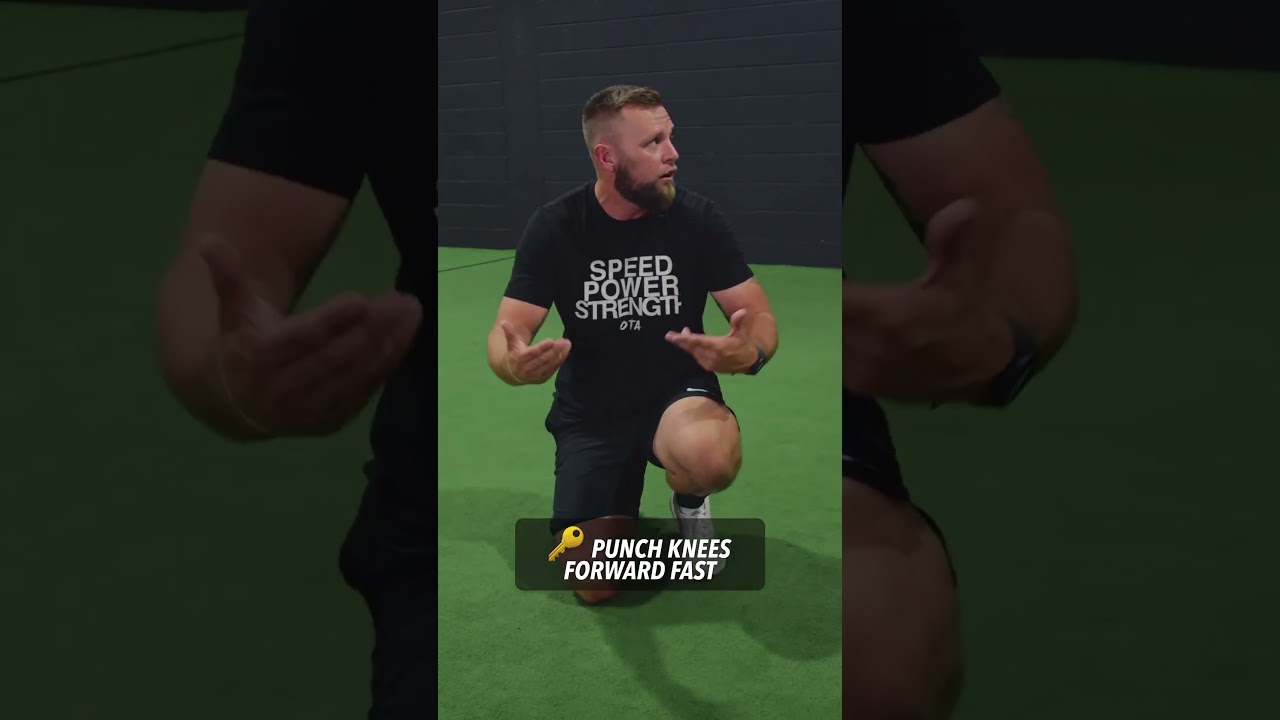Advanced acceleration drill we use to elevate the threshold of hip flexion 