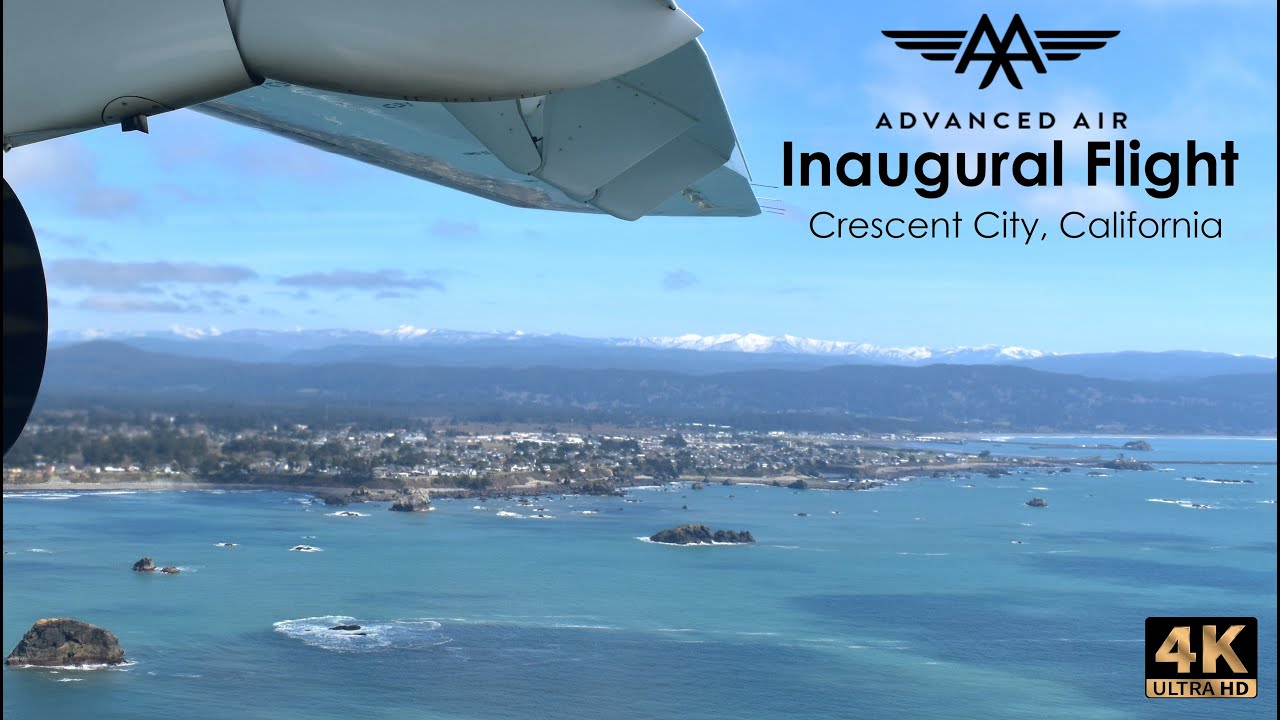 Advanced Air Inaugural; Crescent City, California - 4K