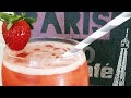 Comment faire un cocktail  la fraise  how to make strawberry one life cocktail