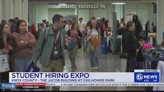 Knox County Schools hold student hiring expo