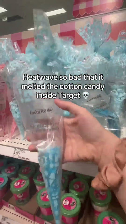 THE COTTON CANDY IN TARGET MELTED 💀