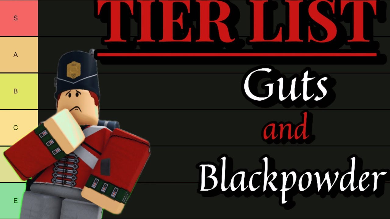 Black Powder Ranks Ranking EVERY Guts & Blackpowder Map (Roblox) - YouTube