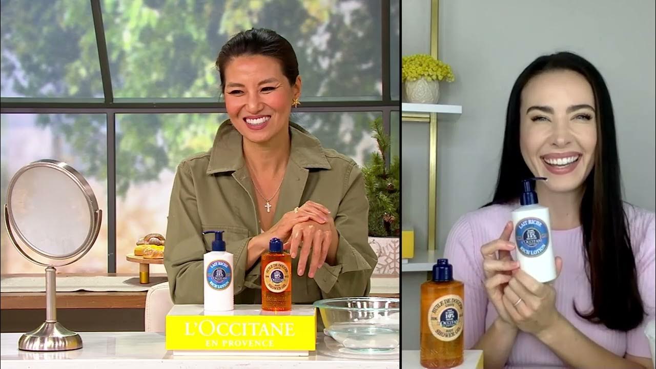 L'Occitane Shower Oil and Body Moisturizer 2Piece Kit on QVC YouTube