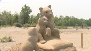 Sand sculptures return to Mentor Headlands Beach for 2021 Beach Fest