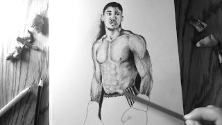 Drawing Anthony Joshua