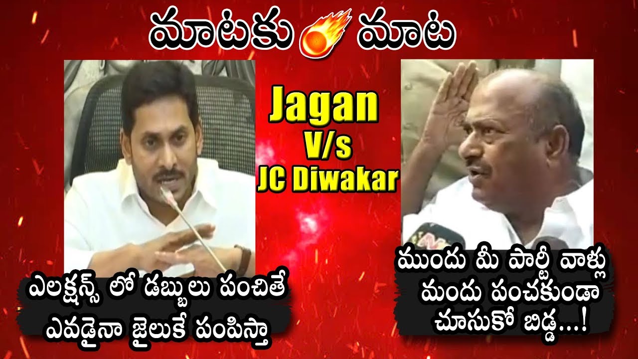 MATAKU MATA: CM YS Jagan Vs JC Diwakar Reddy | YSRCP Party | TDP | Political Qube