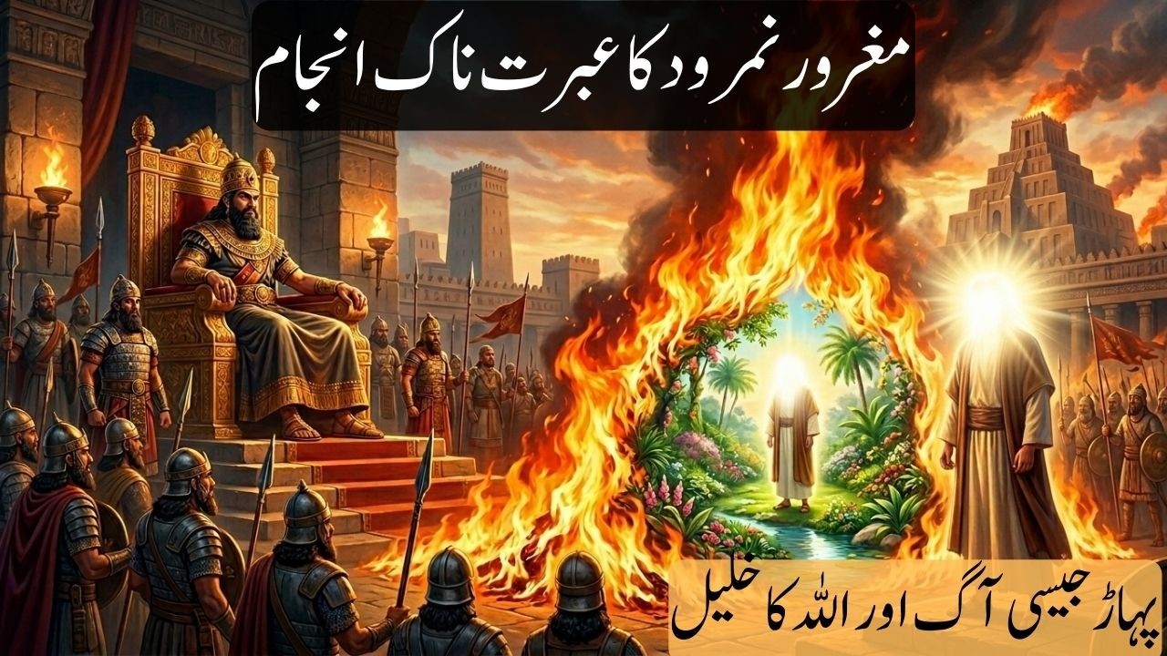 Hazrat Ibrahim A.S and Namrud ka waqia | نمرود کا انجام اور آگ کا معجزہ | Islamic history| Miracle