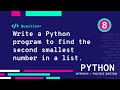 Exercise 8 - Python Interview/Practice Questions