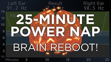 25-Minute POWER NAP for Energy and Focus: The Best Binaural Beats