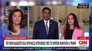 Ro Khanna on CNN's OutFront with Erin Burnett and Epstein survivor Haley Robson discussing the SOTU