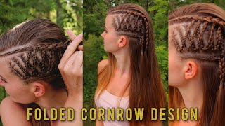 DIY Cornrow Design | Side Cornrows