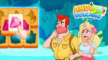 Andy Volcano: Tile Match Story Gameplay | iOS, Android, Puzzle Game