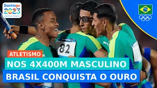 JOGOS PAN-AMERICANOS l NOS 4X400M, BRASIL TEM PÓDIO DE OURO