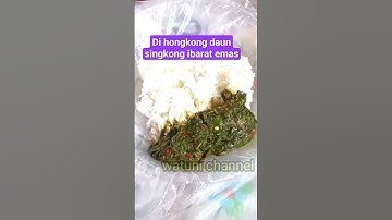 di Hongkong daun singkong ibarat emas #videoshorts#aktivitaswatunichannel