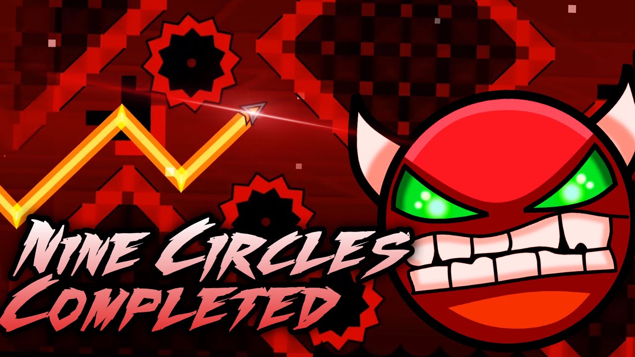 Nine Circles 100% By Zobros (My First Hard Demon) // Geometry Dash ...