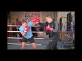 Handling a straight right hand! Using the wedge block & the shoulder roll! #boxing #DefenseTactics