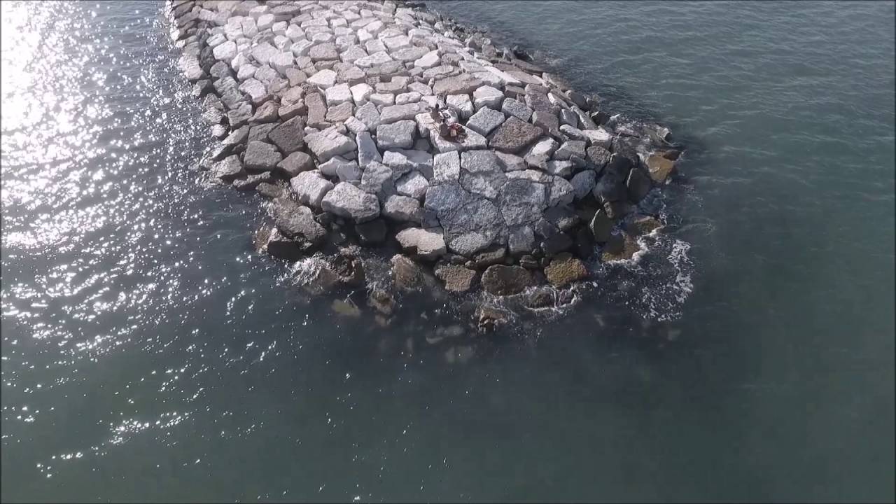 Volo Sulla Spiaggia Di Rosolina Mare Rovigo Con Drone Phantom 3
