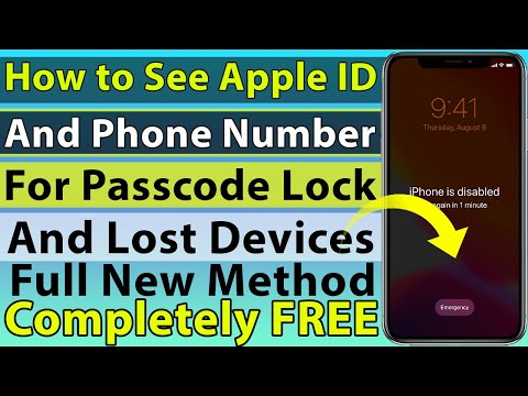 FULL NEW Method | How to See Apple ID and Phone Number for Passcode Lock/Lost Device in Full Free