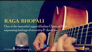 #Shorts #Ringtone Raga Bhopali Composition by Kapil | Guitarmonk | कपिल गिटारिस्ट - राग भोपाली धुन