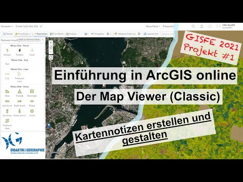 Kartennotizen gestalten im Map Viewer - (GISFE mit ArcGIS online - Projekt 1)