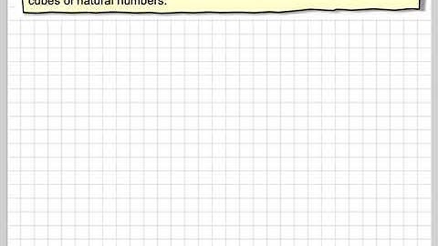 The method of differences and sum of cubes of natural numbers