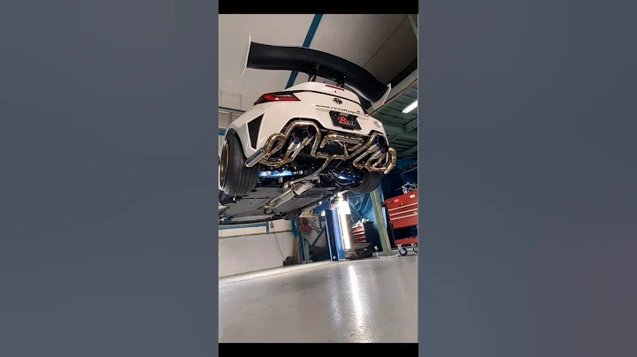 Toyota GR 86 Exhaust system sound #gr86 #johnnyscarbon #exhaust #toyota #handmade #art