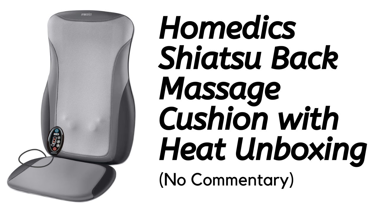 Homedics Cordless Shiatsu Back Massage Cushion With Heat