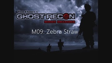 Ghost Recon Heroes Unleashed M09: Zebra Straw