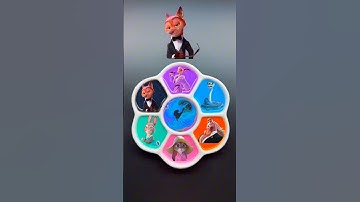 Zootopia | Guess The Mixed Color #colors #zootopia2 #colormixing #satisfying